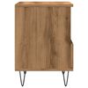 vidaXL Bedside Cabinet Artisan Oak Engineered wood Medium