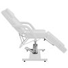 vidaXL Treatment Chair White Faux leather, Iron Large