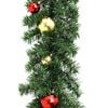 vidaXL Garland Green, Gold, Red PVC 65.6 Ft Artificial Christmas Garland