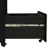 vidaXL File Cabinet Black Steel File Cabinet Rectangular Modern