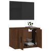 vidaXL Wall Mounted TV Cabinet Brown Oak Engineered wood Medium