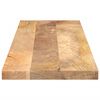vidaXL Table Top 47.2"x11.8"x1" Rectangular Solid Wood Mango