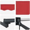 vidaXL Awning Retractable Red 177.17" x 118.11" Polyester and metal
