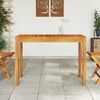 vidaXL Dining Table Natural Brown Solid Acacia Wood Medium