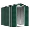 vidaXL Garden Shed Green Galvanized Steel 75.2 x 84.6 x 78.0 in