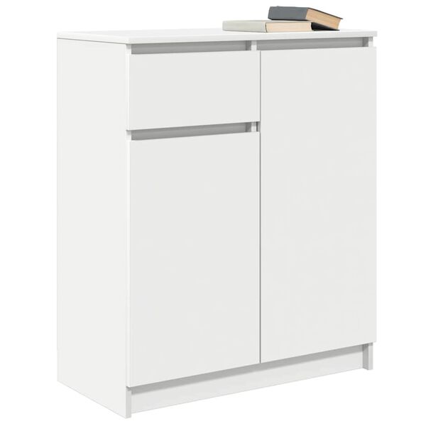 vidaXL Sideboard White Engineered wood 28x13.8x33.1 in