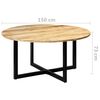 vidaXL Dining Table Brown Solid mango wood Large Durable Dining Table