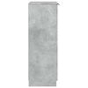 vidaXL Shoe Cabinet Concrete grey Engineered wood Medium Shoe Cabinet