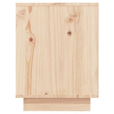 vidaXL Shoe Cabinet 43.3"x13.4"x17.7" Solid Wood Pine