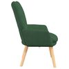 vidaXL Armchair Jungle Green 24.80 x 26.38 x 37.01 in Sherpa Fabric