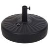 ProGarden Umbrella Base Black Polyester and Metal 20.1 in diameter