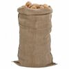 vidaXL Jute Sacks 30 pcs 25.6x53.1" 100% Jute 340 gsm