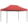 vidaXL Party Tent Burgundy Oxford fabric with PVC coating Large Foldable