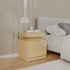 vidaXL Bedside Cabinet Sonoma Oak Engineered Wood Medium Bedside Cabinet