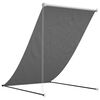 vidaXL Retractable Awning Anthracite Steel 39.4 x 59.1 in Retractable