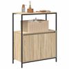 vidaXL Bathroom Cabinet Sonoma oak Engineered wood Medium