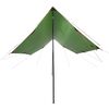 vidaXL Camping Tarp Green 181.1x120.1x82.7" Waterproof