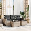 vidaXL Garden Sofa Set Light Grey, Dark Grey