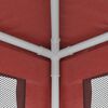 vidaXL Party Tent with 8 Mesh Sidewalls Red 9.8'x29.5' HDPE