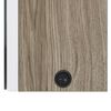 vidaXL Bathroom Cabinet White and Oak MDF with melamine finish, glass mirror