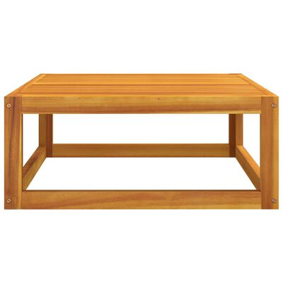 vidaXL Coffee Table 26.8"x26.8"x11.4" Solid Acacia Wood