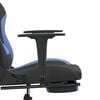 vidaXL Gaming Chair Black and Blue