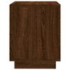 vidaXL Bedside Cabinet Set of 2 Brown Oak Engineered Wood Medium