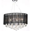 vidaXL Chandelier Black 18"x20"