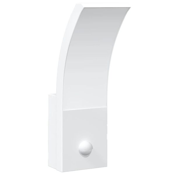 vidaXL Outdoor LED Wall Light White Die-cast aluminum, PC (polycarbonate)