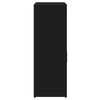 vidaXL Sideboard Black Engineered wood 23.6x11.8x33.1 in Sideboard