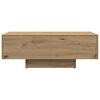 vidaXL Coffee Table Artisan Oak Engineered Wood, Metal Medium