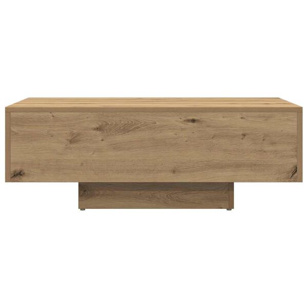 vidaXL Coffee Table Artisan Oak Engineered Wood, Metal Medium