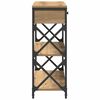 vidaXL Console Table with Drawer artisan oak 75 x 28 x 75 cm