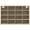vidaXL Shoe Cabinet with Shelf Sonoma Oak 40.55 x 11.81 x 26.38 in