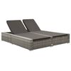 vidaXL Sun Lounger Grey