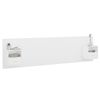 vidaXL Bed Headboard With Cabinet White Manufactured wood Large