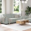 vidaXL Sofa Set Light grey Velvet 2-seater and 3-seater Sofa Set