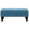 vidaXL Sofa Bed Blue Velvet (100% polyester), wood, plastic, foam Medium
