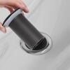 vidaXL Push Drain without Overflow Function Grey 2.5x2.5x3.6"