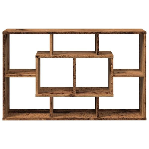 vidaXL Wall Shelf Old wood Engineered wood 33.5 in Wall Shelf