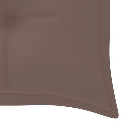 vidaXL Garden Bench Cushion Taupe 59.1"x19.7"x2.8" Fabric