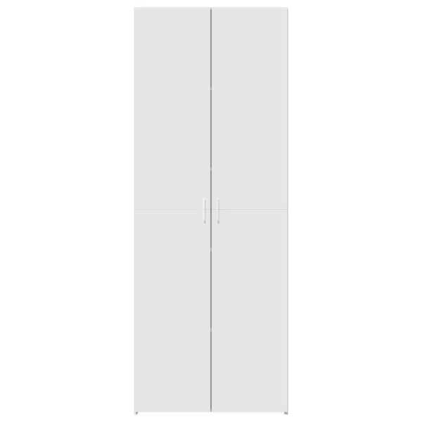 vidaXL Highboard White 27.6"x16.7"x72.8" Engineered Wood