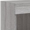 vidaXL 5 Piece TV Wall Units with LED Gray Sonoma Engineered Wood