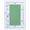 vidaXL Access Panel Green and Silver 9.84 x 13.78 in