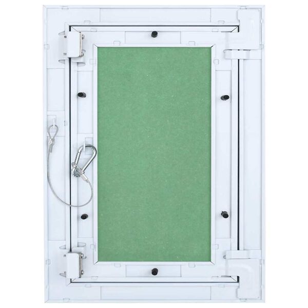 vidaXL Access Panel Green and Silver 9.84 x 13.78 in