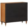 vidaXL Side Cabinet Honey Brown Solid Mango Wood, Engineered Wood