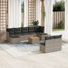 vidaXL Garden Sofa Set Grey