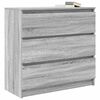 vidaXL Sideboard Grey Sonoma Engineered wood Medium Sideboard
