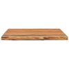 vidaXL Bathroom Countertop Natural Solid Acacia wood 23.6 x 23.6 in