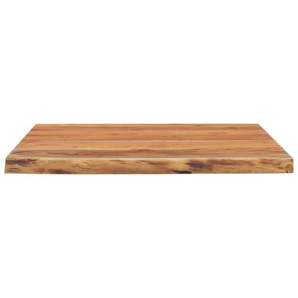 vidaXL Bathroom Countertop Natural Solid Acacia wood 23.6 x 23.6 in